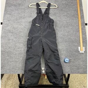 Columbia Kids Black Tectonite Snow Bibs Insulated Overalls Size L 10/12